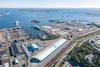 A tent which is 360 m long, 60 m wide and 15 m high has been erected at the port of Göteborg