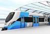 Impression of X'Ttrapolis Mega commuter electric multiple-unit for Passenger Rail Agency of South Africa.