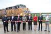 Opening of Rail.One's concrete sleeper plant in Clinton, Iowa.
