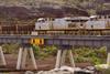 The first full ore train left the Mesa A/Warramboo mine in the Pilbara on February 19 (Photo: Rio Tinto).