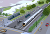 Portishead railway reopening impression