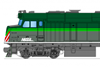 us Chicago Metra F40 battery locomotive image
