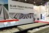 Tarmac and Max Bögl had a model of a ballastless trackform for high speed applications on their stand at Infrarail in London on April 12-14.