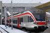 Impression of Stadler Rail Flirt electric train in Minsk, Belarus.