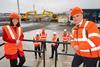 Belfast Transport Hub contractor site visit