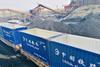 Coal exported from Russian to China in containers