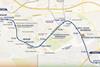 Alger metro Line 1 airport extension (Map CRCC)