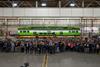 GO Transit coach at Thunder Bay plant (Photo Alstom, Dan Garrity Media)