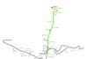 Bologna tram Green Line map (Photo Bologna Comune)