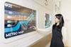 (Photo) LG Display Equips Korea’s New High-Speed Underground Railway with Transparent OLEDs