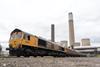 GBRf 66781 leaves Ratcliffe-on-Soar power station