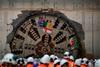 HS2 Tunnel Boring Machine Mary Ann completes first tunnel breakthrough in Birmingham