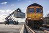 GB Railfreight container train