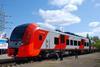 The Ural Locomotives joint venture of Sinara Group and Siemens displayed a Lastochka Premium inter-regional version of their Desiro RUS electric multiple-unit family at the Expo 1520 trade fair (Photo: Tomas Bacic).