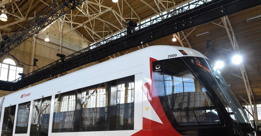 Ottawa Citadis Spirit light rail vehicle mock-up unveiled | News ...