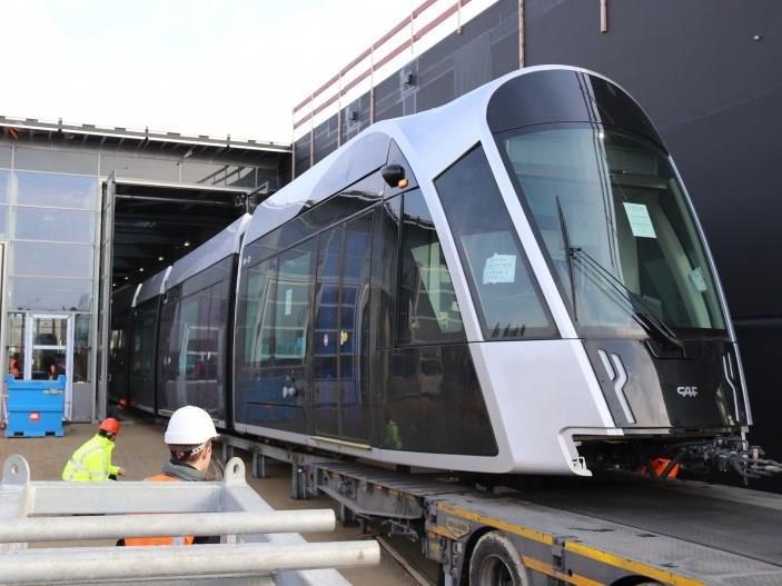 CAF delivers first Luxembourg tram | News | Railway Gazette International