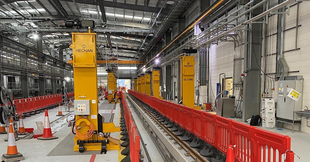 Mechan jacks and turntables installed in Exeter Rail Business UK