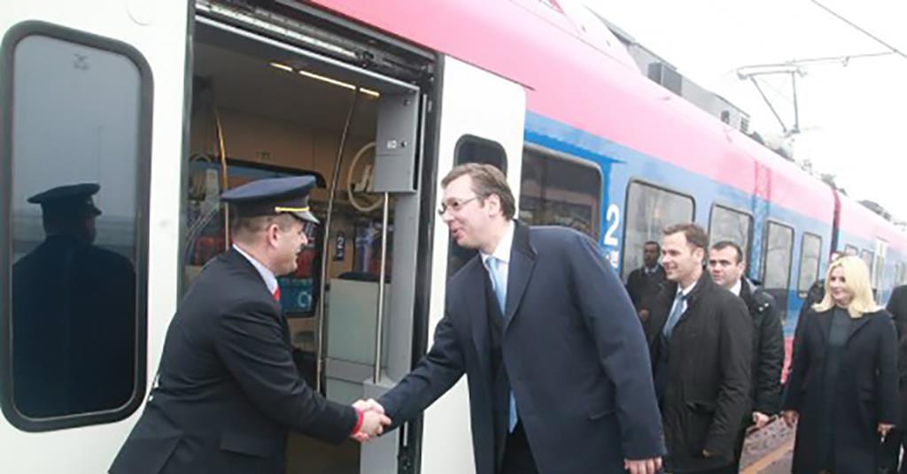 Beograd Centar station inaugurated | News | Railway Gazette International