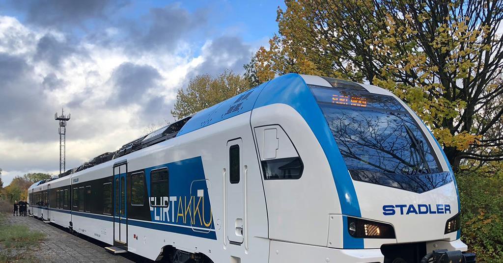Поезд Stadler в Швейцарии