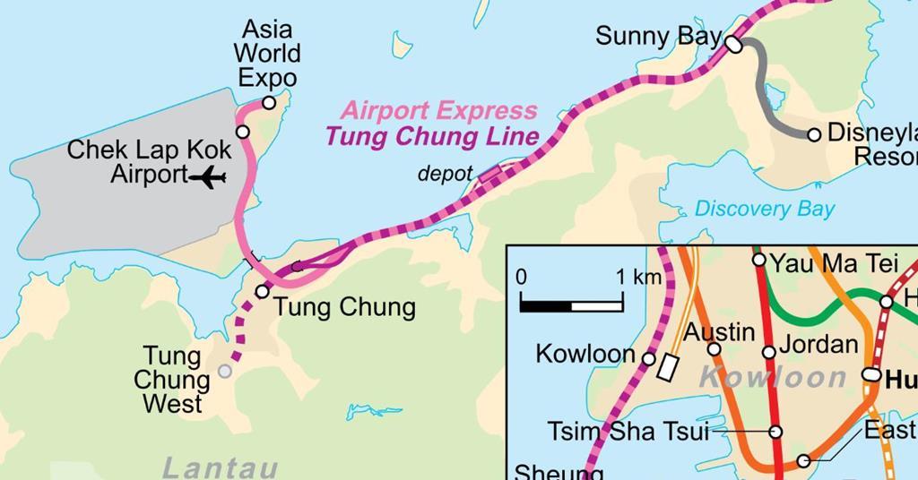 Tung Chung Mtr Map Hong Kong Gives Go-Ahead For Tung Chung Line Extension Detailed Design |  Metro Report International | Railway Gazette International