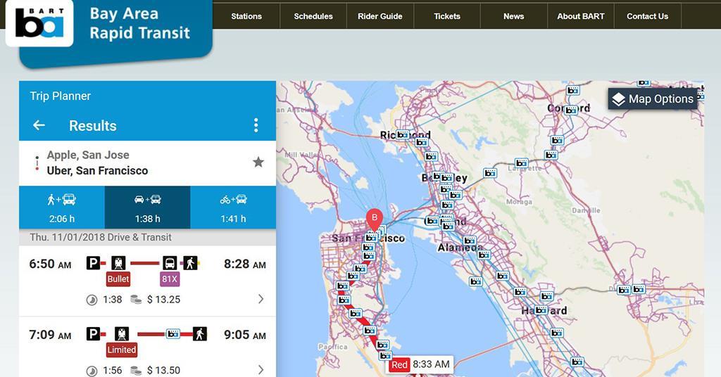 bart plan your trip bart plan your trip