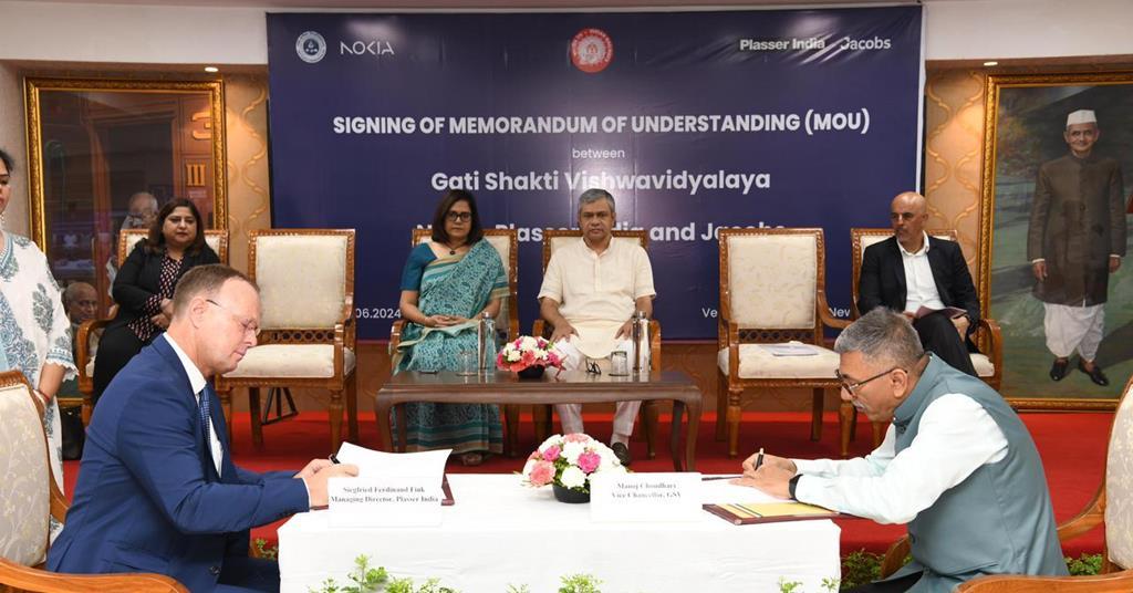 MoU to develop rail infrastructure skills in India