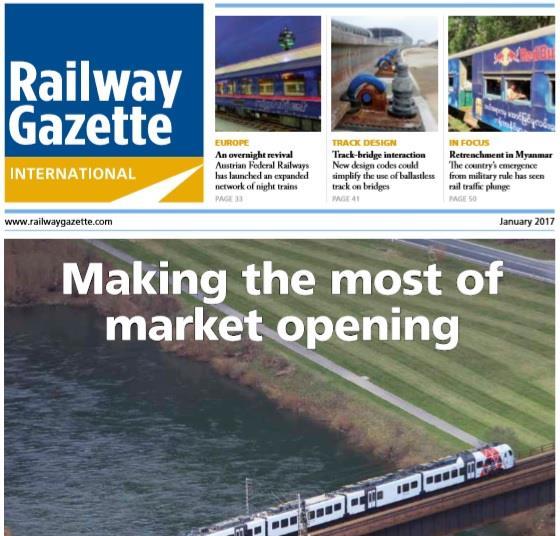 Railway Gazette International 2017 Digital Archive News Railway