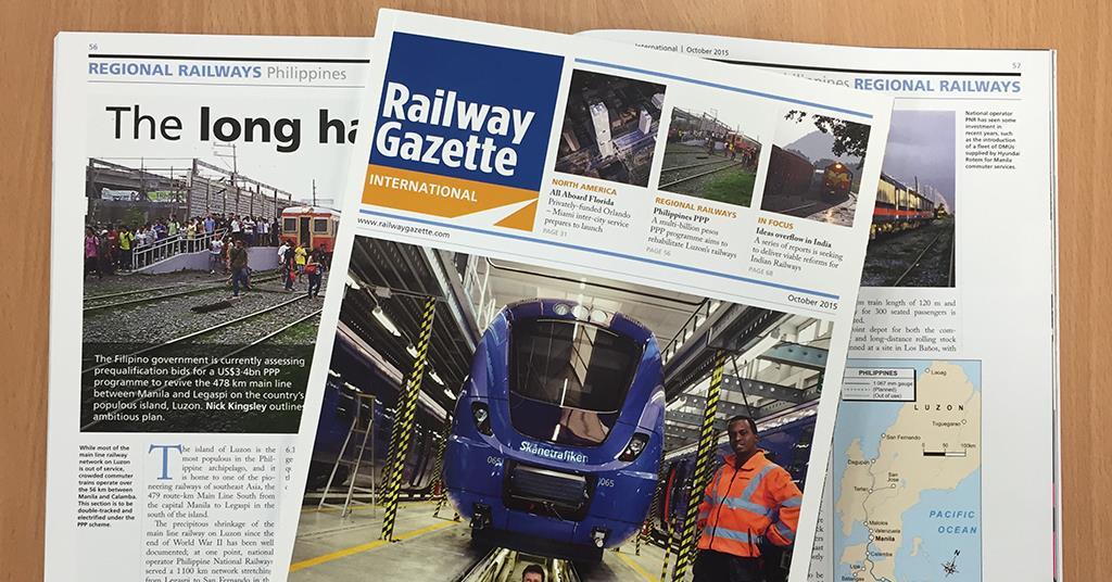 Feature Articles In The October 2015 Issue Of Railway Gazette ...