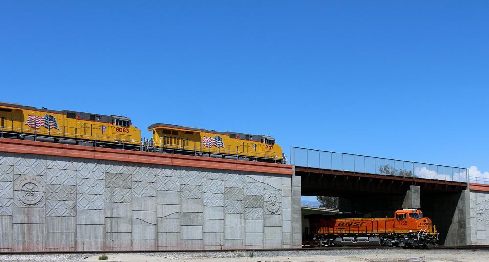 Colton Crossing grade separation completed News Railway Gazette