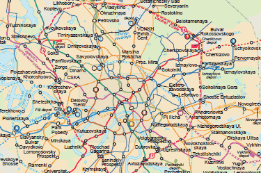 Moskva - city map | Country profile | Railway Gazette International