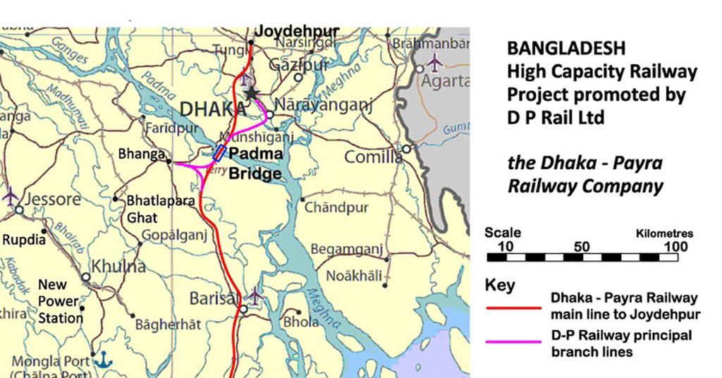 Dhaka To Khulna Train Route Map Dhaka – Payra Railway To Be Developed By Uk Company | News | Railway  Gazette International