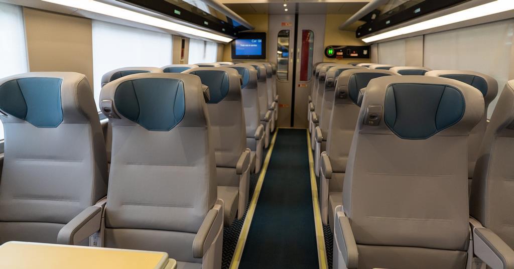 Amtrak unveils the interiors of the next generation of Acela trains ...