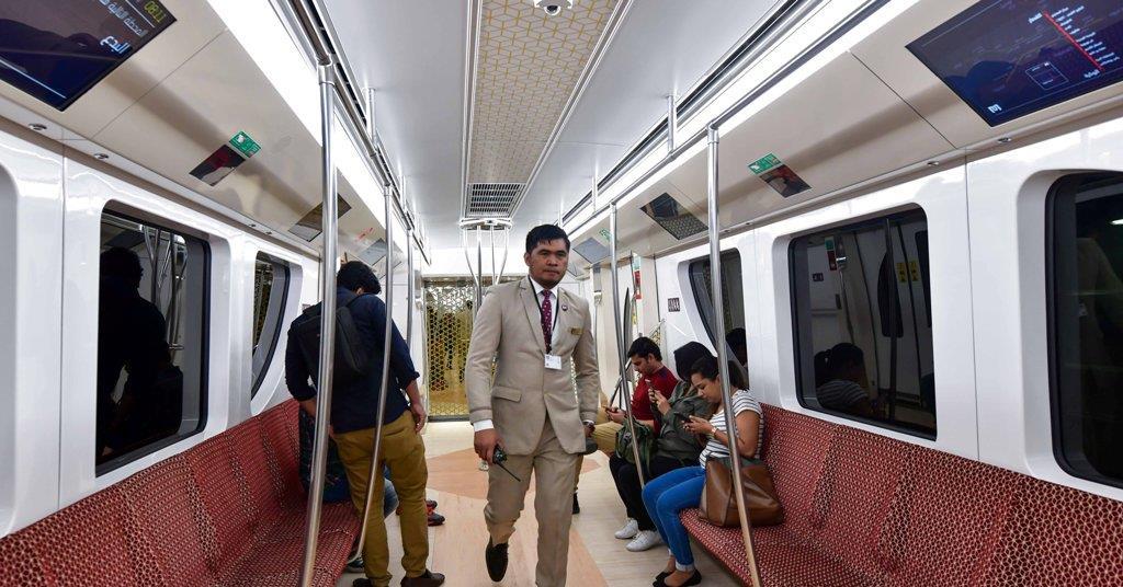 Passenger service begins on Doha metro Red Line | Metro Report ...