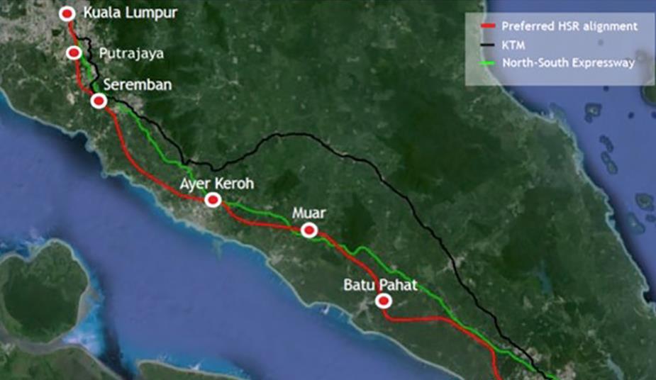 Malaysia Railway Map 2022
