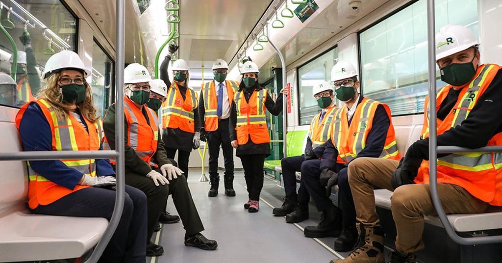First REM light metro trainset unveiled in Montréal Metro Report International Railway