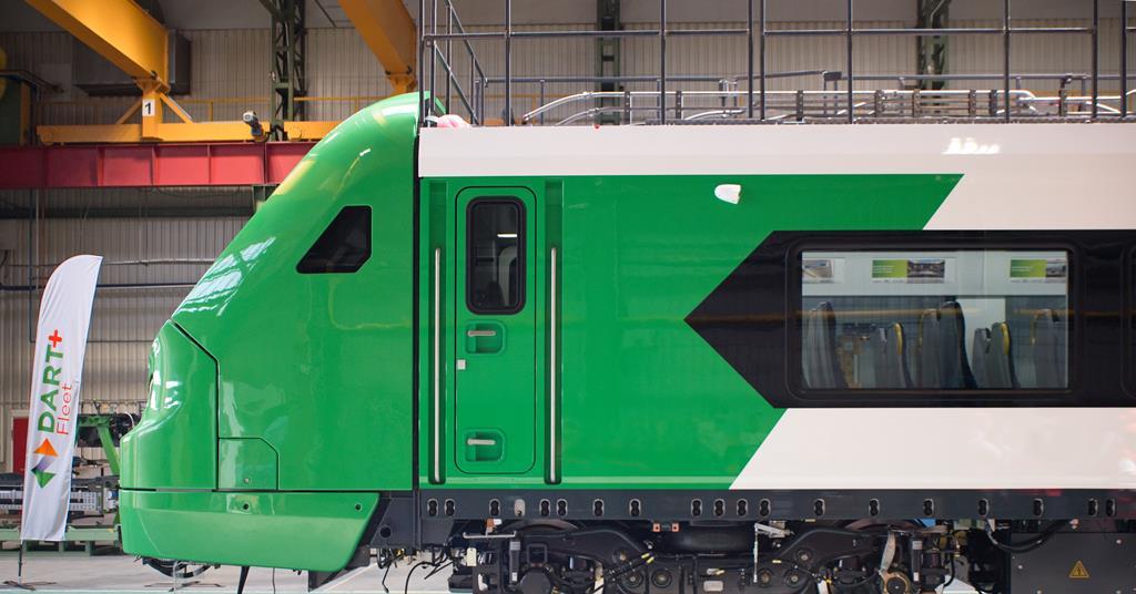 First battery-electric train for Dublin’s DART+ network unveiled ...