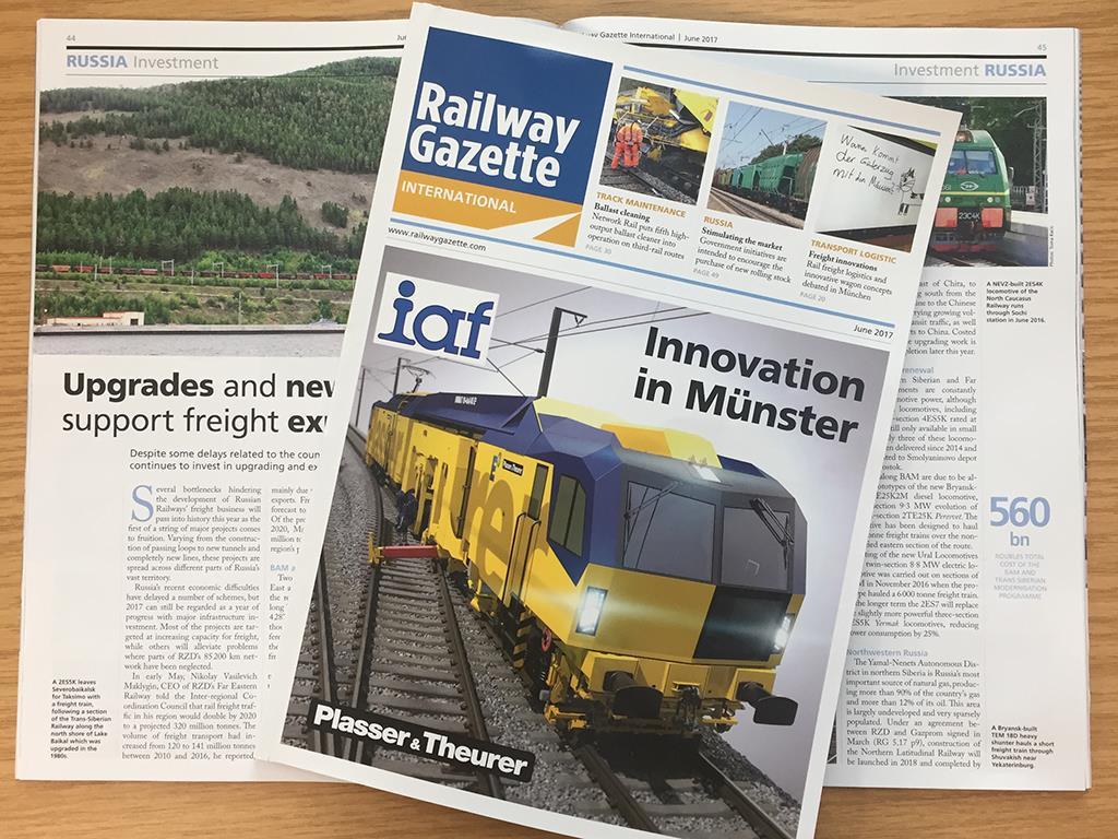 Feature Articles In The June 2017 Issue Of Railway Gazette ...