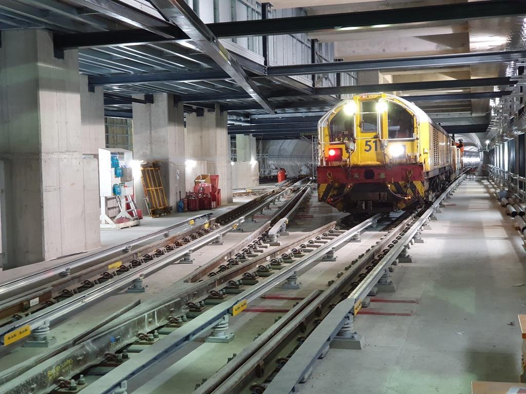 Northern Line extension due to open in September 2021 as trackwork
