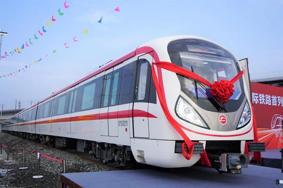Hangzhou Shaoxing line trains unveiled Metro Report International