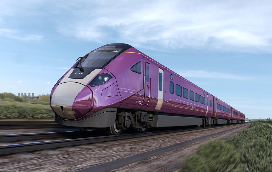 Aurora brand for East Midlands Railway Class 810 inter-city fleet