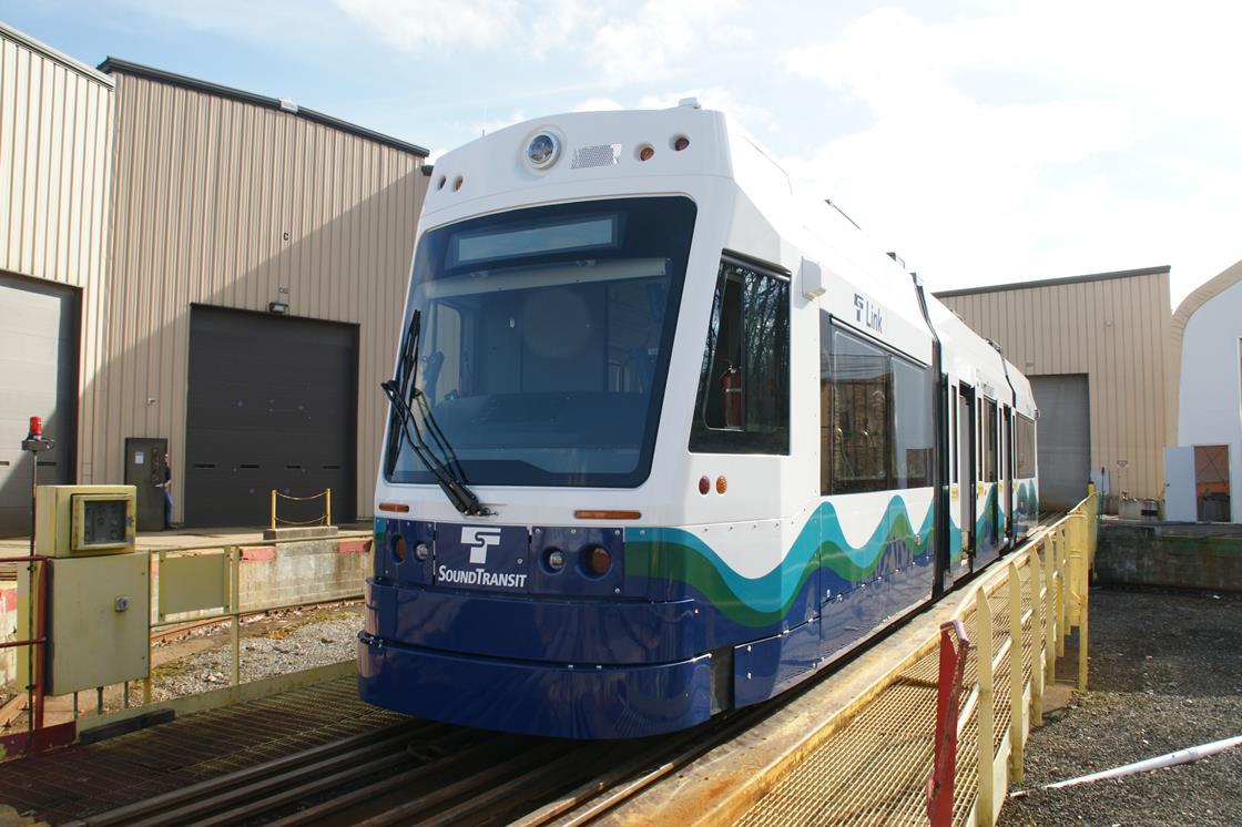 Link Liberty NXT light rail vehicle ready for delivery Metro