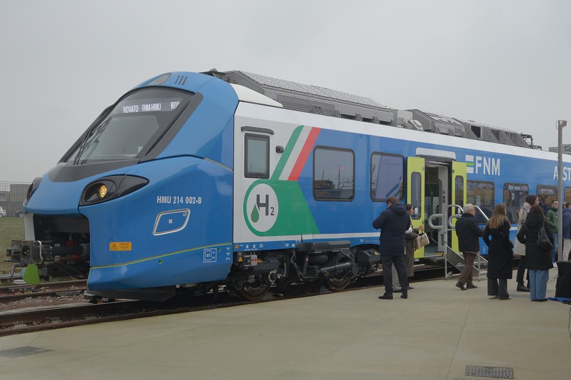 Italy Unveils First Hydrogen Trainset for H2iseO 'Hydrogen Valley' Project