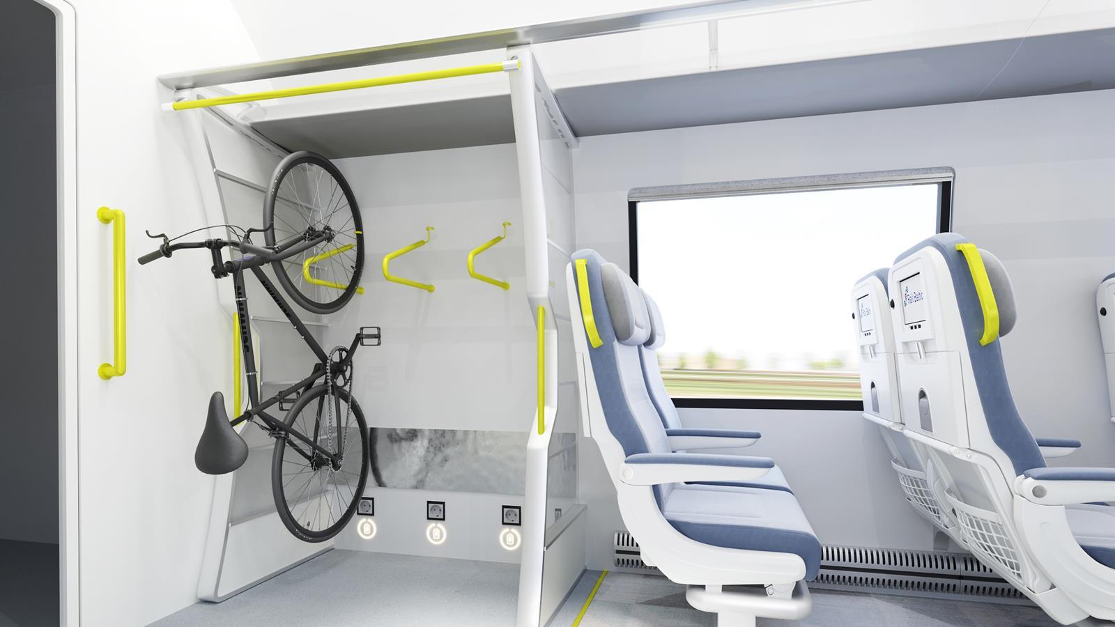 There would be space for pets, bicycles and luggage, with the option for passengers connecting with flights to check-in baggage.