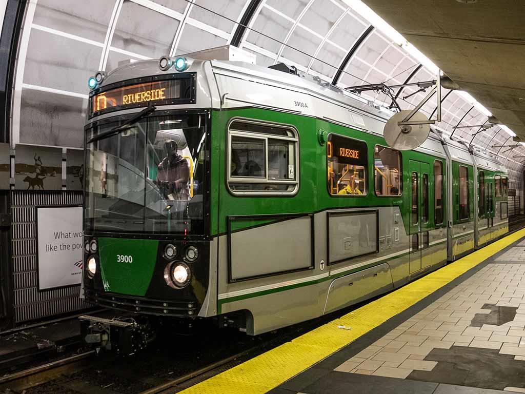 First Caf Lrv In Service On Boston Green Line Urban News Railway Gazette International