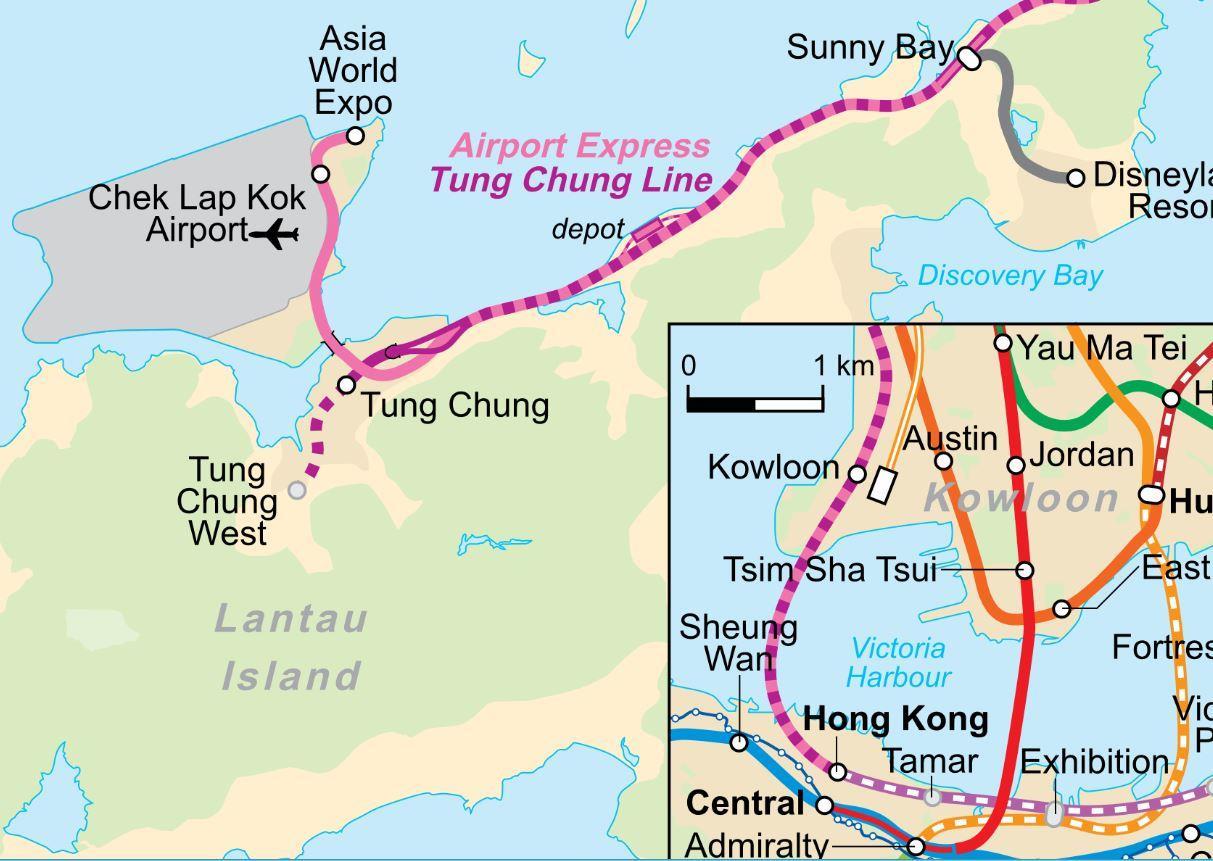 Hong Kong Gives Go Ahead For Tung Chung Line Extension Detailed