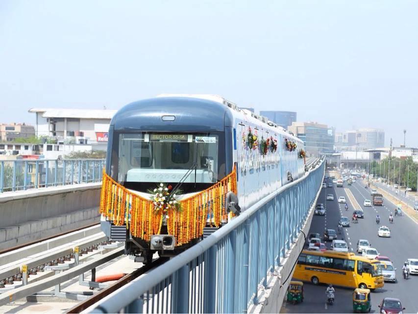 Gurgaon metro Phase 2 opens News Railway Gazette International
