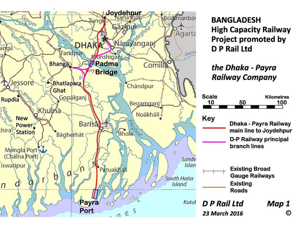 Bangladesh Railway Map