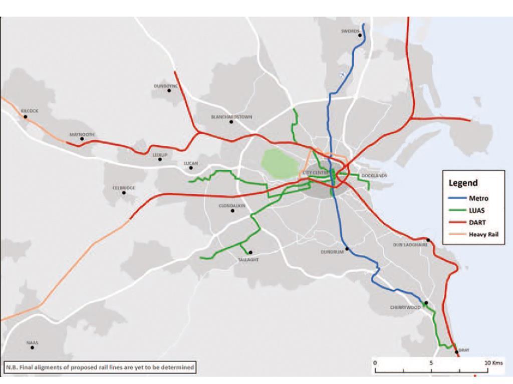 Dublin 20year transport strategy published News Railway Gazette