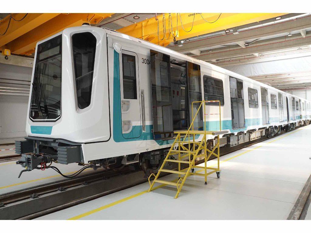 First Line 3 metro train arrives in Sofia News Railway Gazette