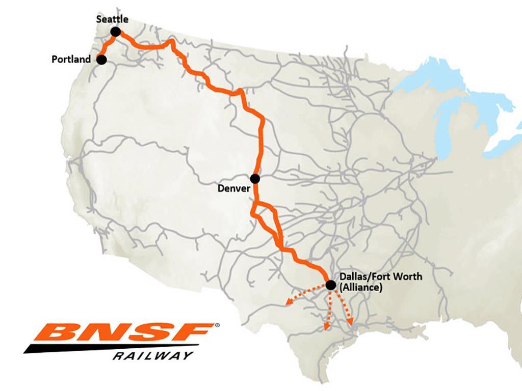 BNSF Railroad Track Maps